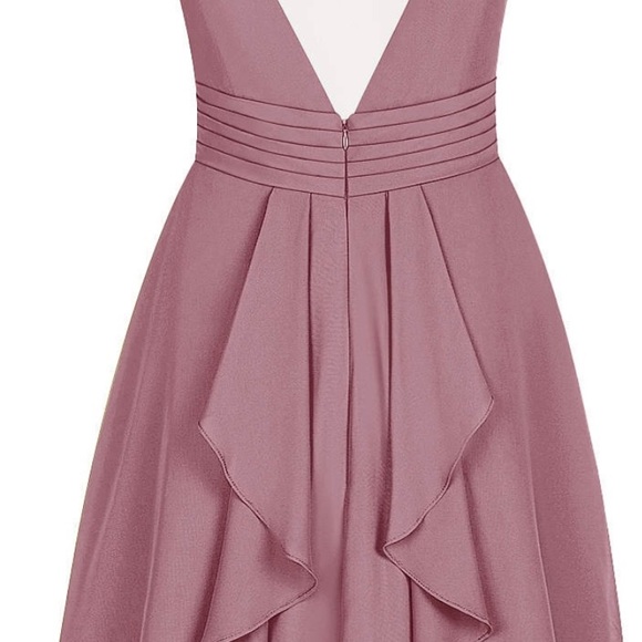 Azazie Kayla mid length bridesmaids formal dress Size A12- with pockets - Picture 12 of 15